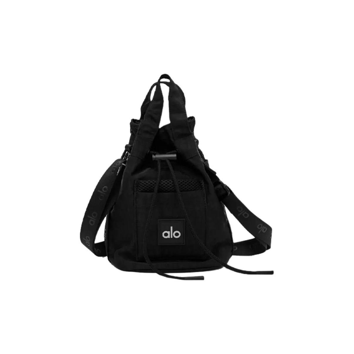 Alo Yoga Нейлон Рюкзак Унисекс Черный