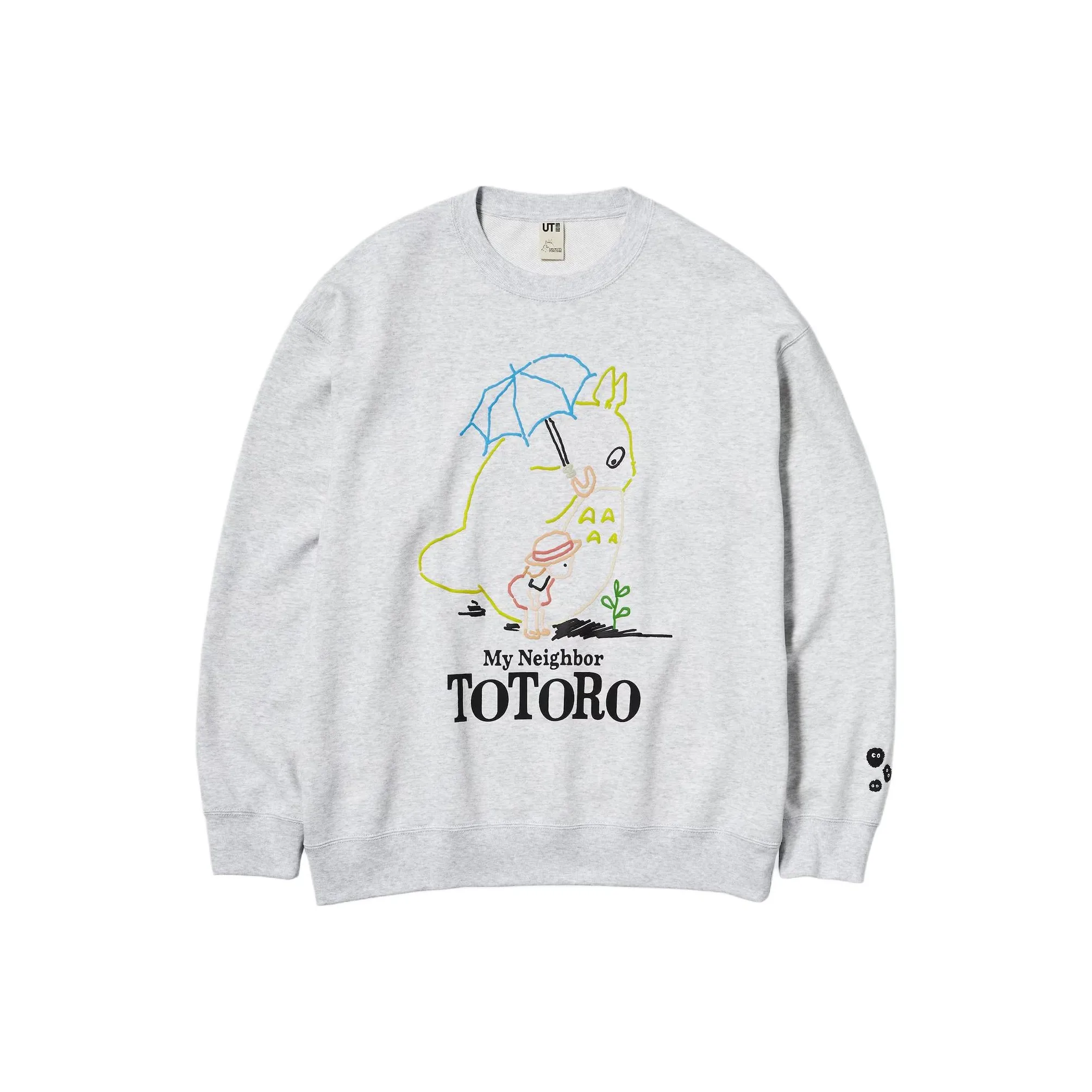 UNIQLO x JIBOLIGONGZUOSHI LIANMINGKUAN Studio Ghibli Co серия SS25 Свитшот Унисекс