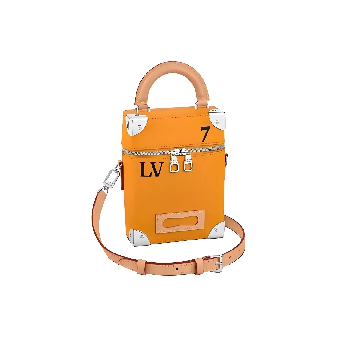 LOUIS VUITTON Vertical Box Trunk Saffron Yellow