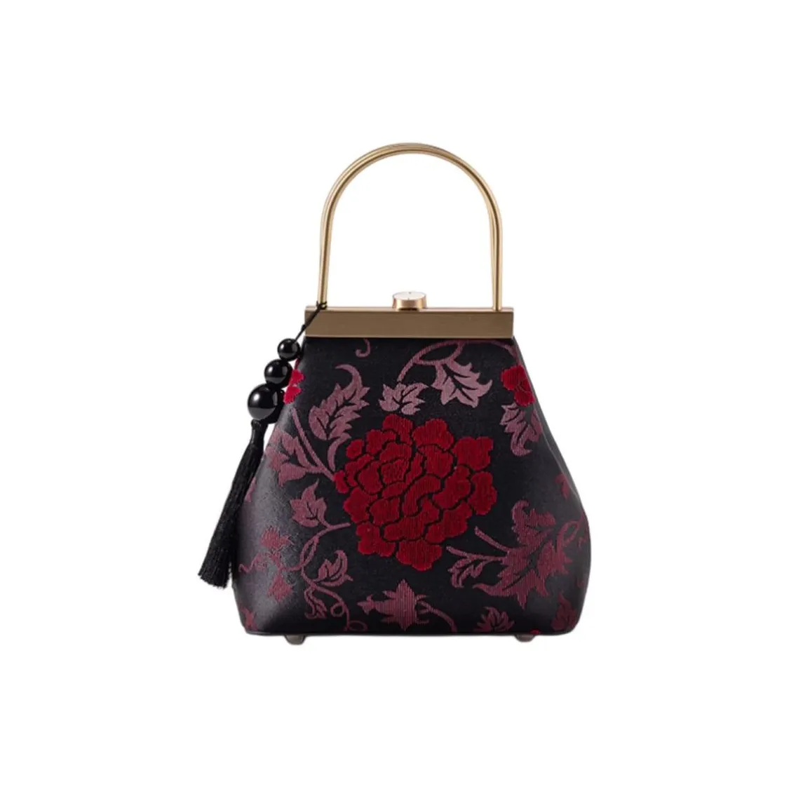 Shanghai Story Сумка через плечо из шелка тутового сумка обычная женская черная красная