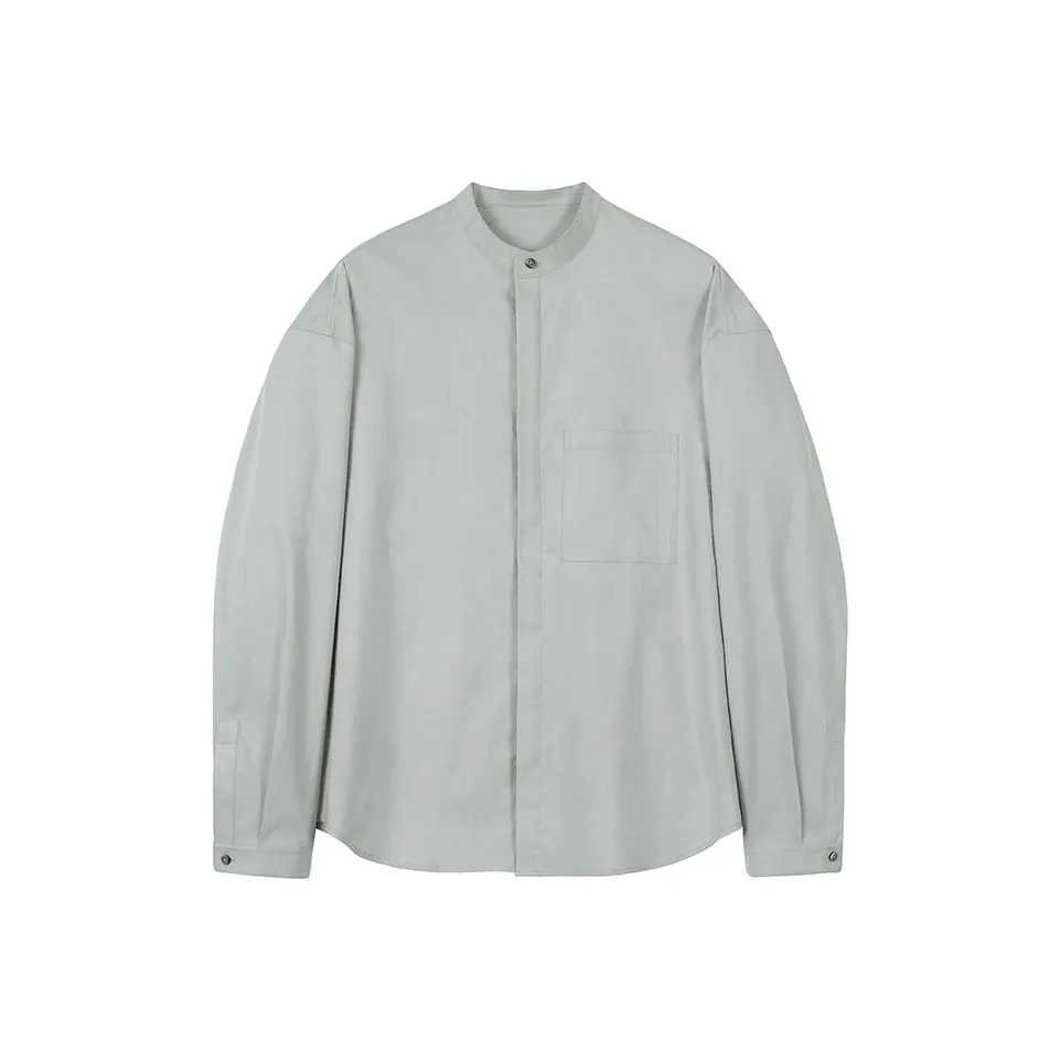 Osens Shirts Men's Linen Gray