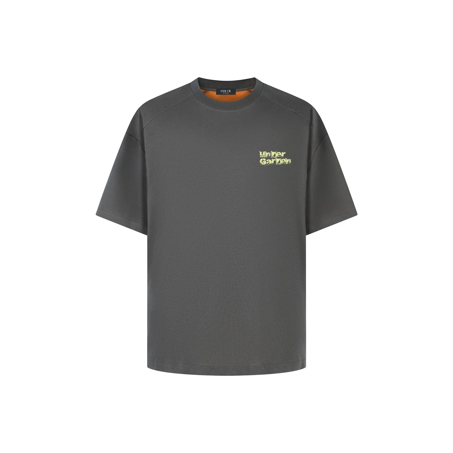 FIVE CM Серый Земля Апельсин Унисекс T-рубашки