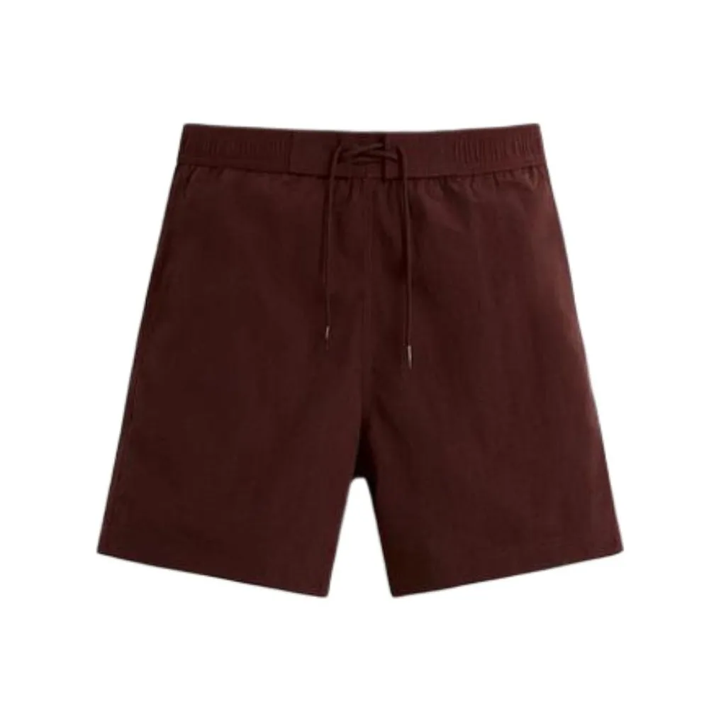 ZARA Темно-красные мужские плавательные шорты