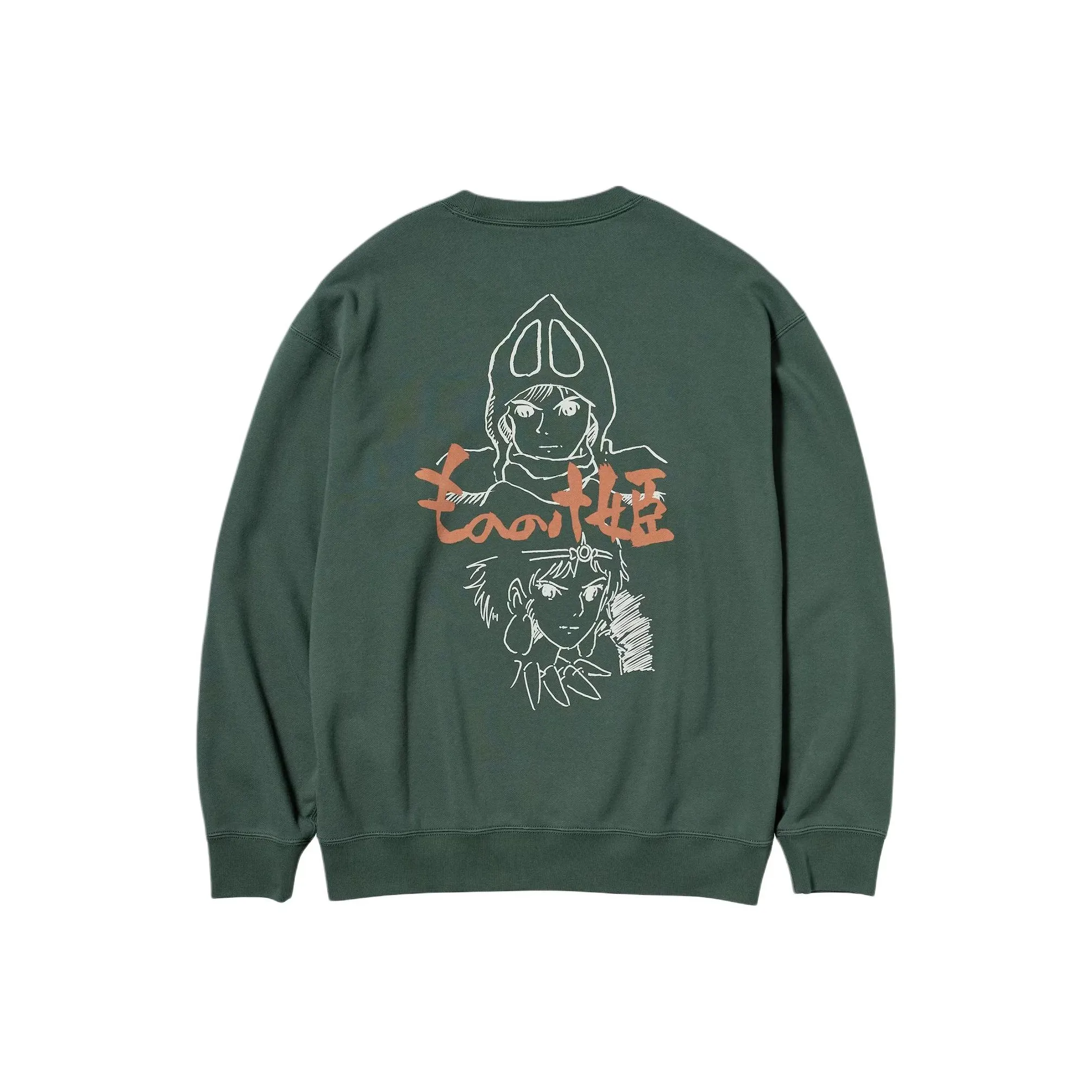 UNIQLO x JIBOLIGONGZUOSHI LIANMINGKUAN Studio Ghibli Co серия SS25 Свитшот Унисекс