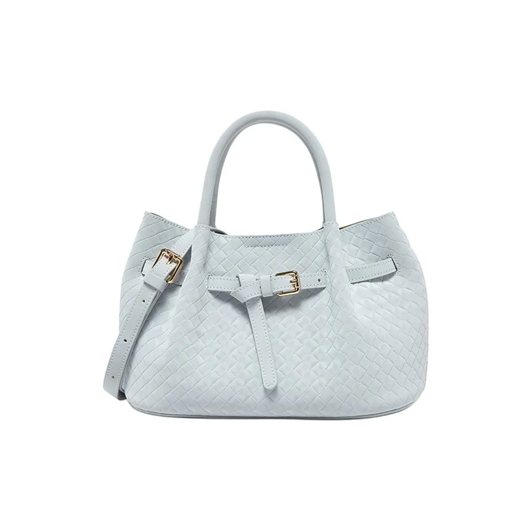 BASTO PU кожа через плечо сумка среднего размера женская светло-синяя и бежевая и коричневая