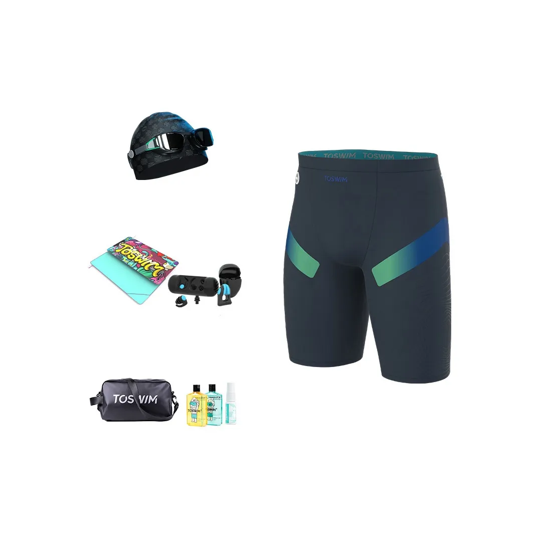 TOSWIM Swim Set Men's God Set Of Ten Men's Night Aurora