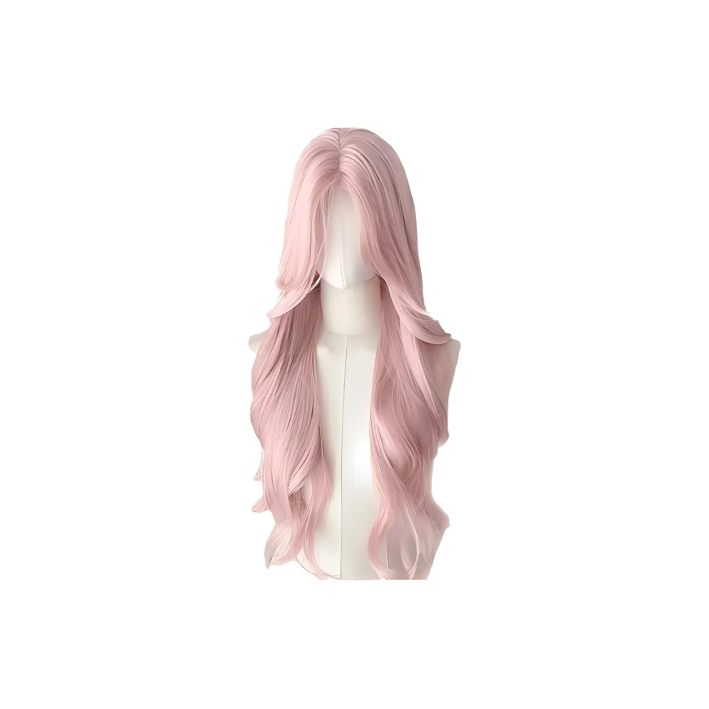 UMIFFA Strawberry Filled Средний Длина Большая волна Кудрявые Волосы Женская Перука OBLIQUE Бровки