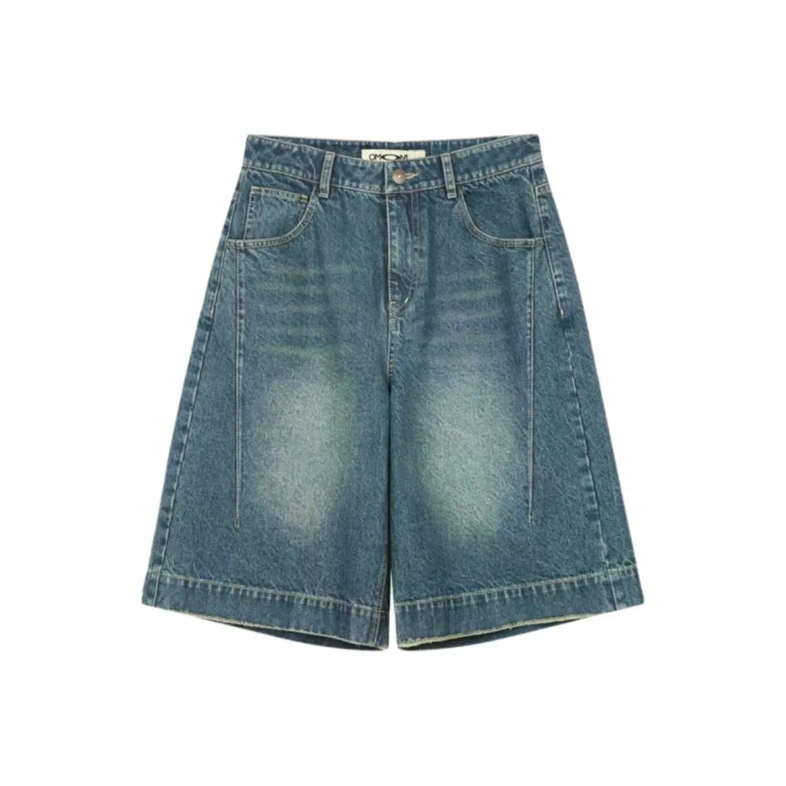 Omont Винтажный деним синий Женские джинсы