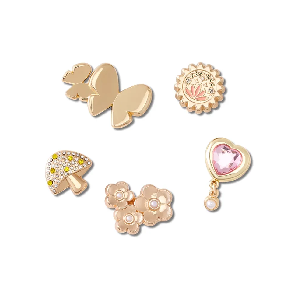 Crocs Azusa Сплав Аксессуары для обуви Женские Золото