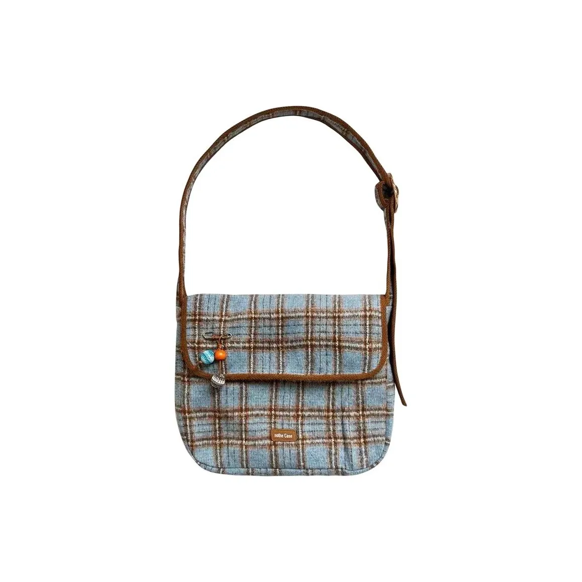 Boniu Шерстяной Тоут Сумка Сумка для покупок Сумка на плечо Женская Синяя