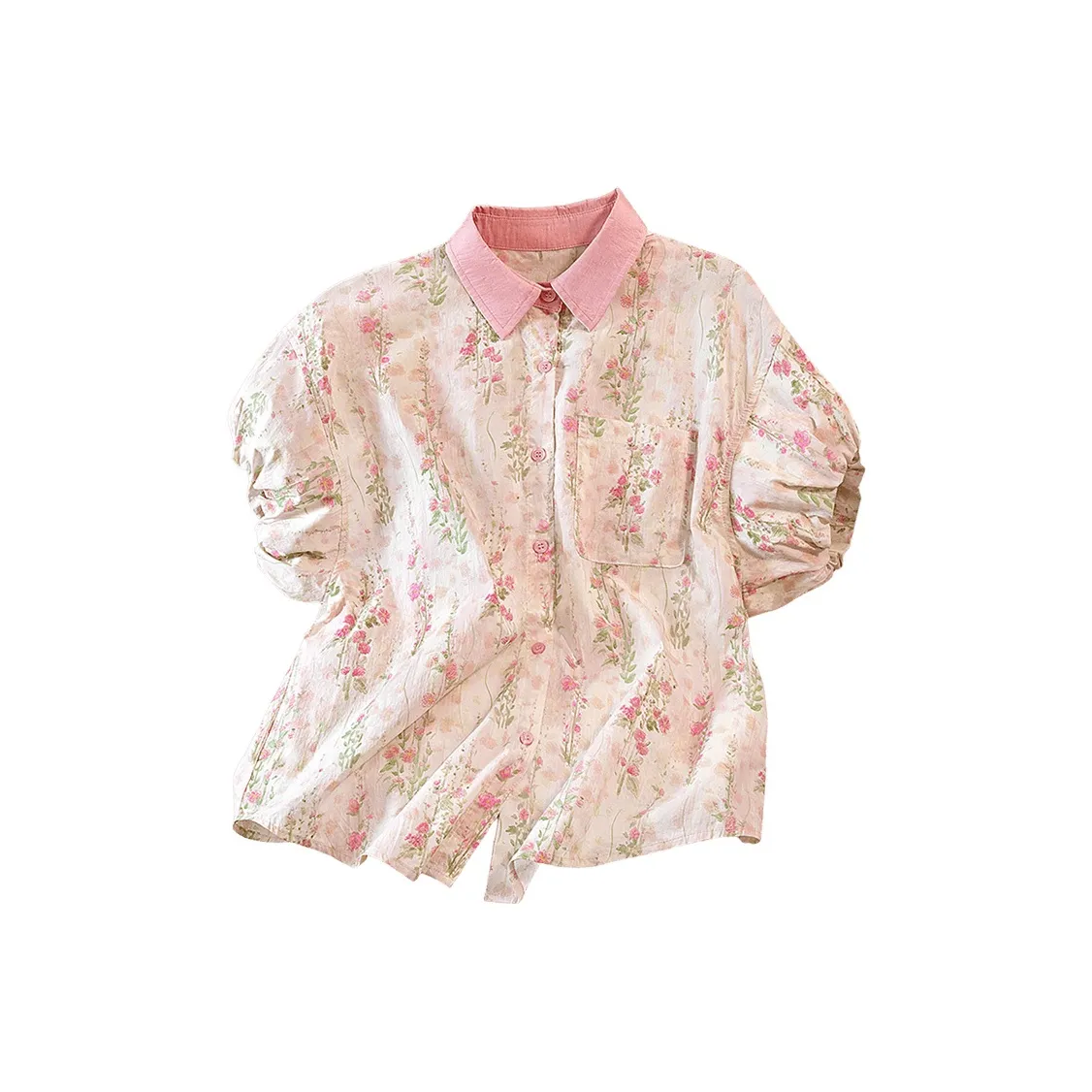 Cypress House Розовые цветы Женские Рубашки