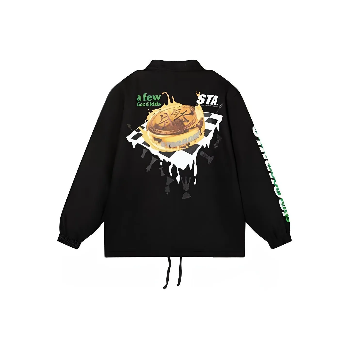 AFGK совместная брендированная черная мужская куртка