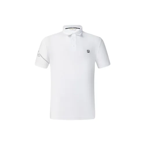 FILA Golf Series Нефритовый белый WT Мужское Поло