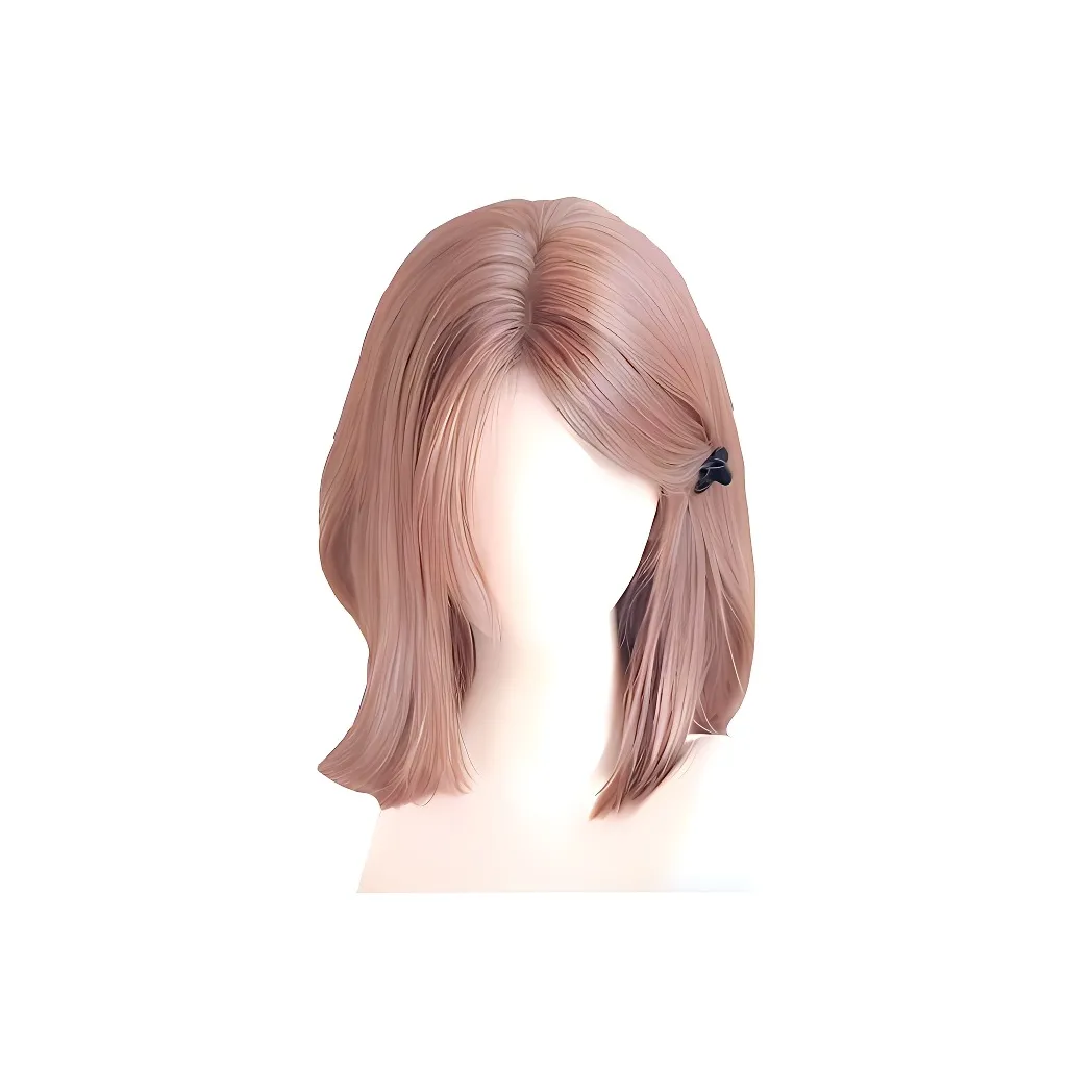 UMIFFA Анти Кость Sweetheart Средняя Часть Короткая Волосы Перука для Женщин Корейская Мода УНИВЕРСАЛЬНАЯ Перука для Косплея Ободок