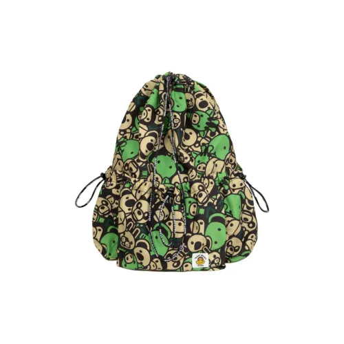 Рюкзаки BABY MILO STORE BY A BATHING APE Зеленый GRZ Женские
