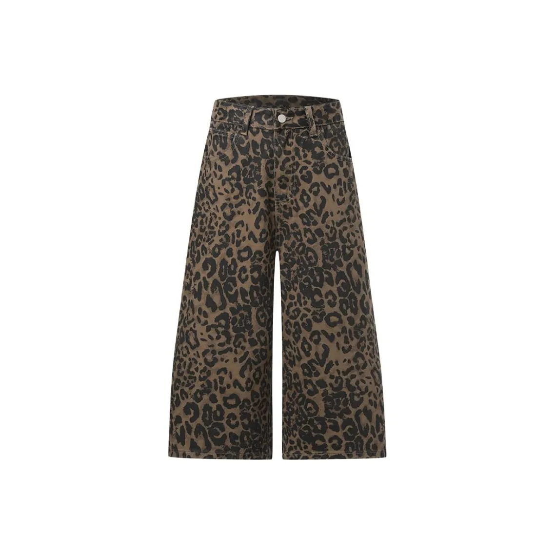 BRN SY 5505 Леопардовый принт Женские джинсовые шорты