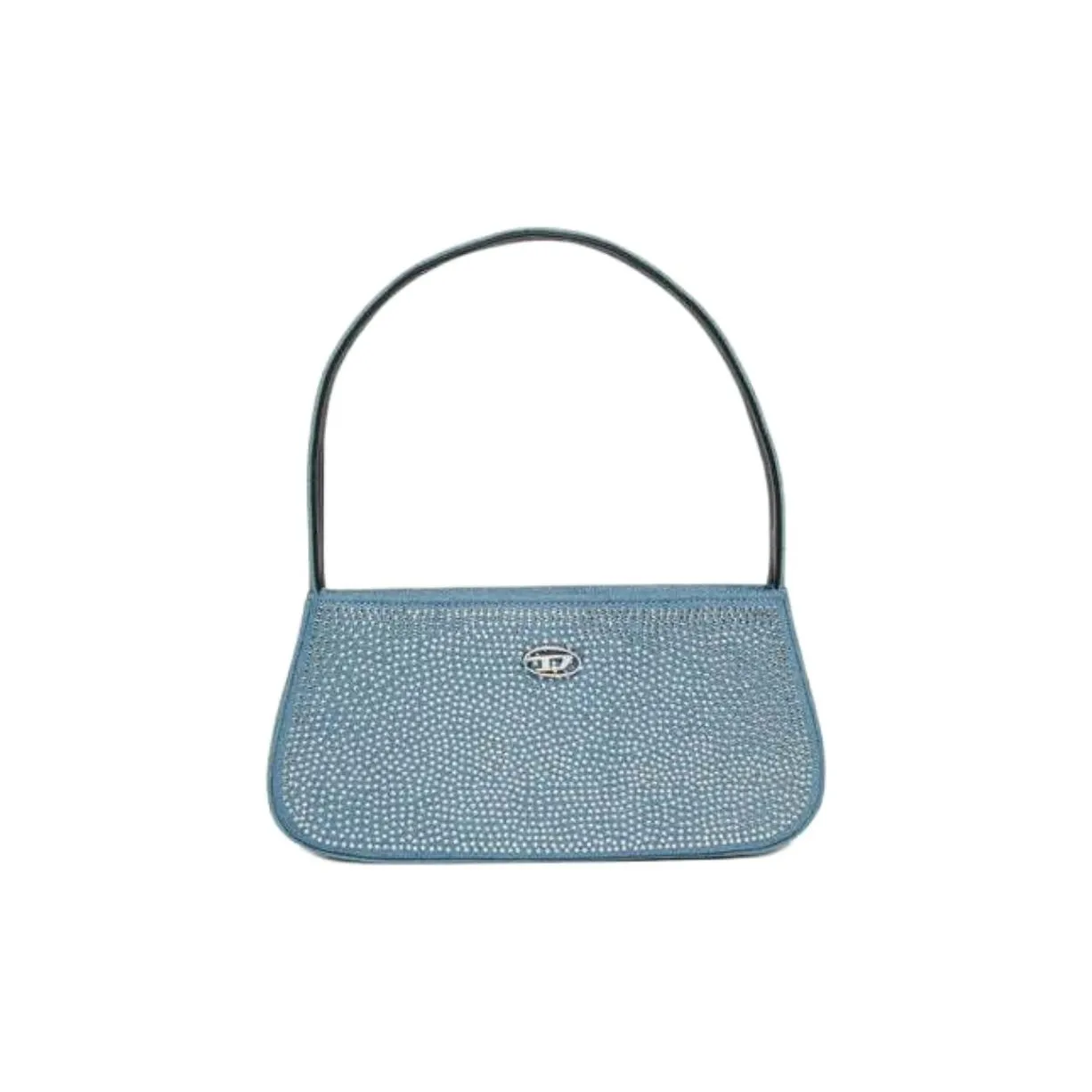 DIESEL Хлопок Плечевая сумка Женская Светло-синяя