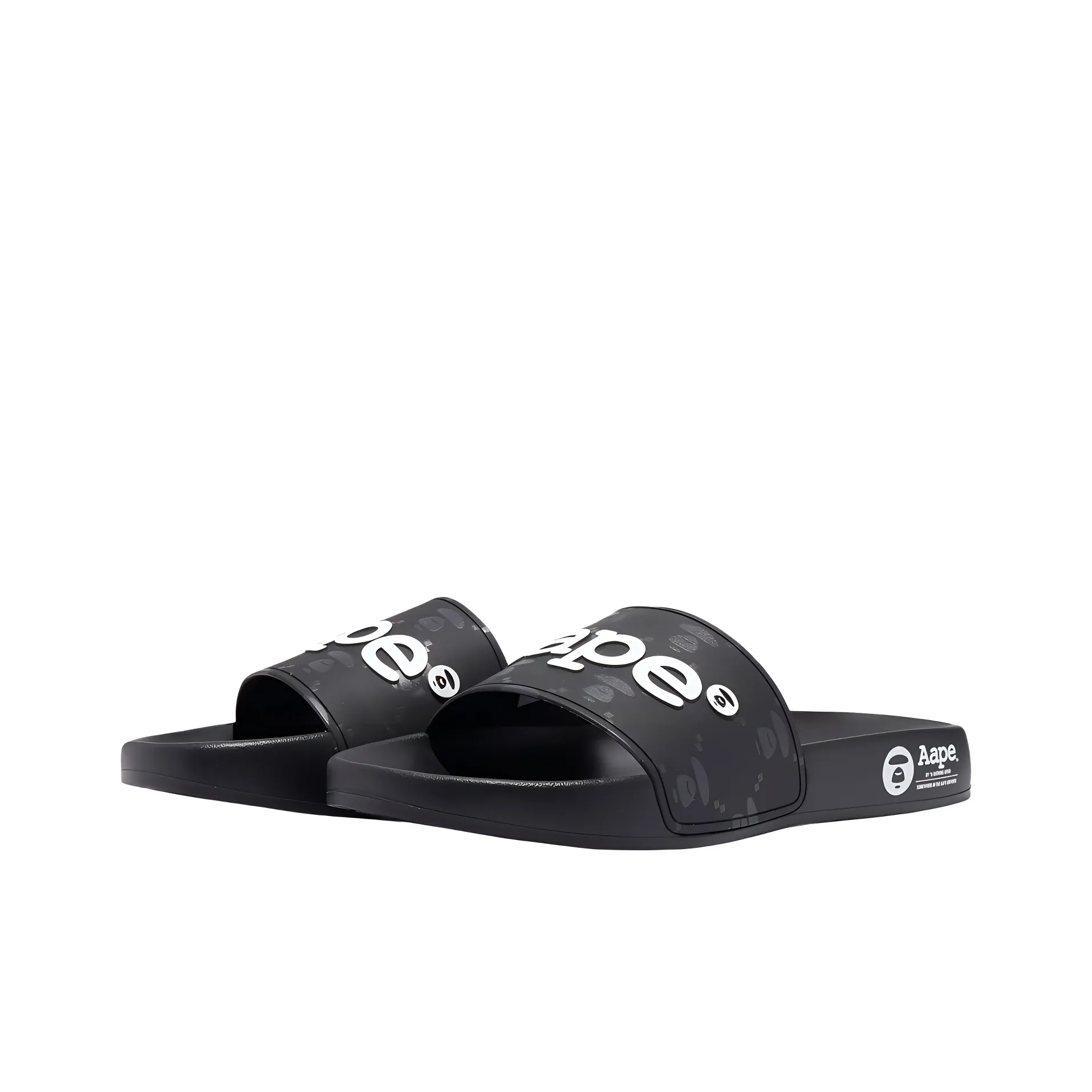 A BATHING APE Slide Slippers Men's Black