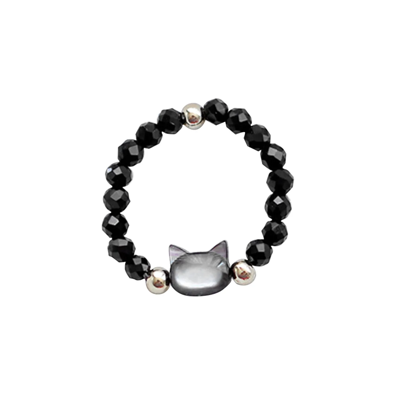 MIDNIGHT MOMENT Цветное стекло Нефритовые кольца Женские