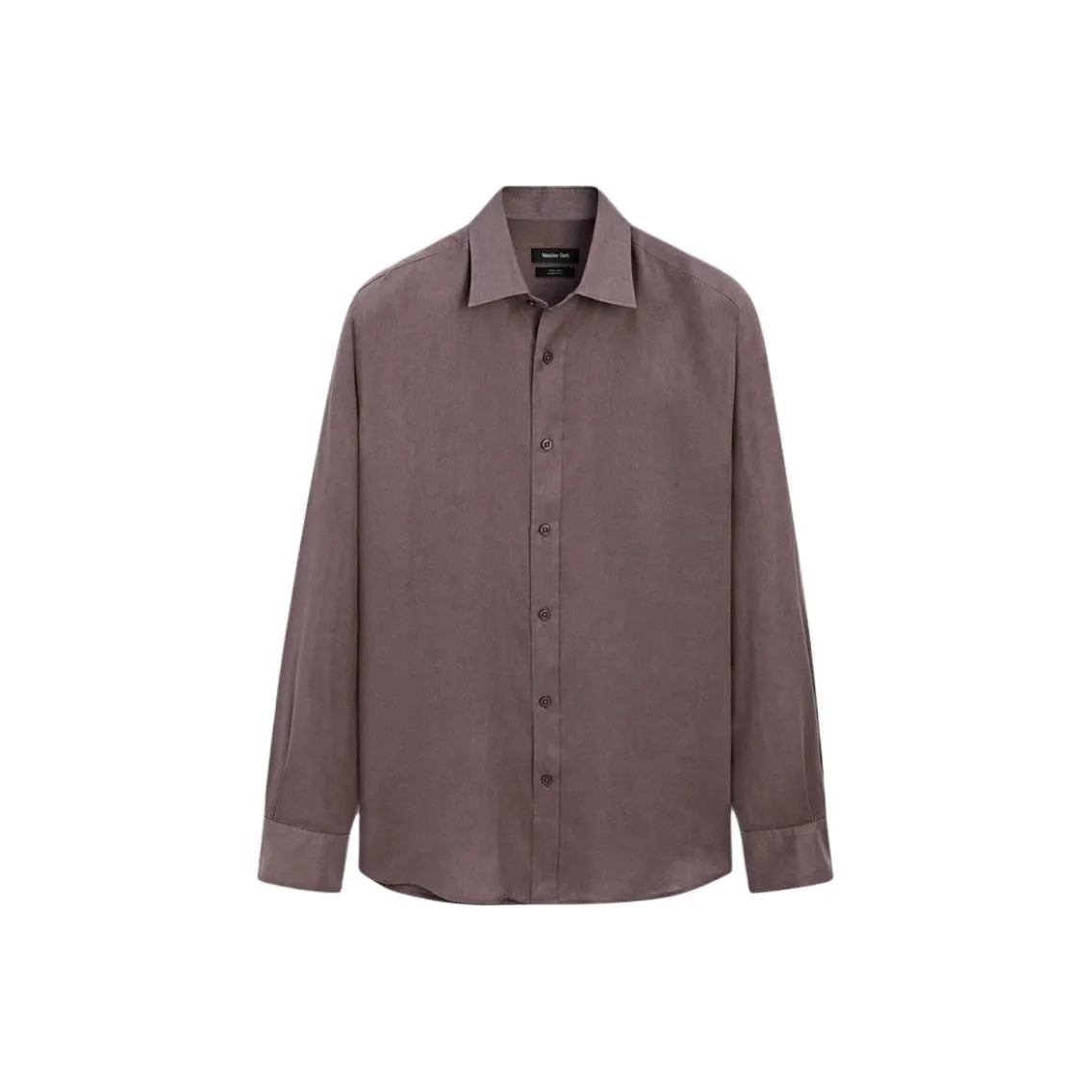 Massimo Dutti Темно-красные Мужские Рубашки