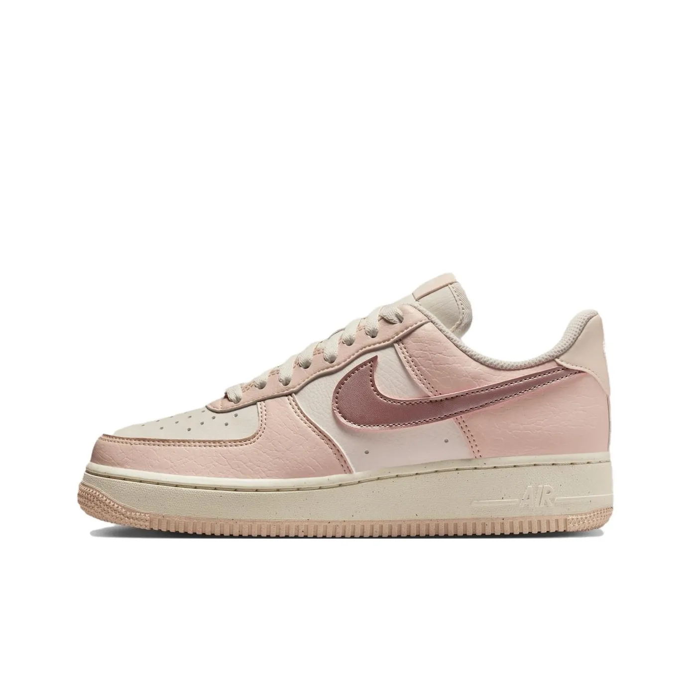 Nike Air FORCE 1 Устойчивые к истиранию Низкие Кроссовки для скейтбординга Унисекс Розовые