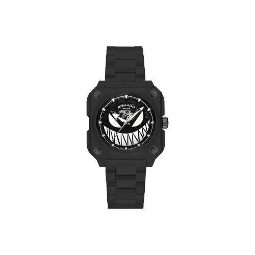ROMAGO Автоматический Механический Movement Unisex Light Rider Collection Часы 41mm*41mm Черные