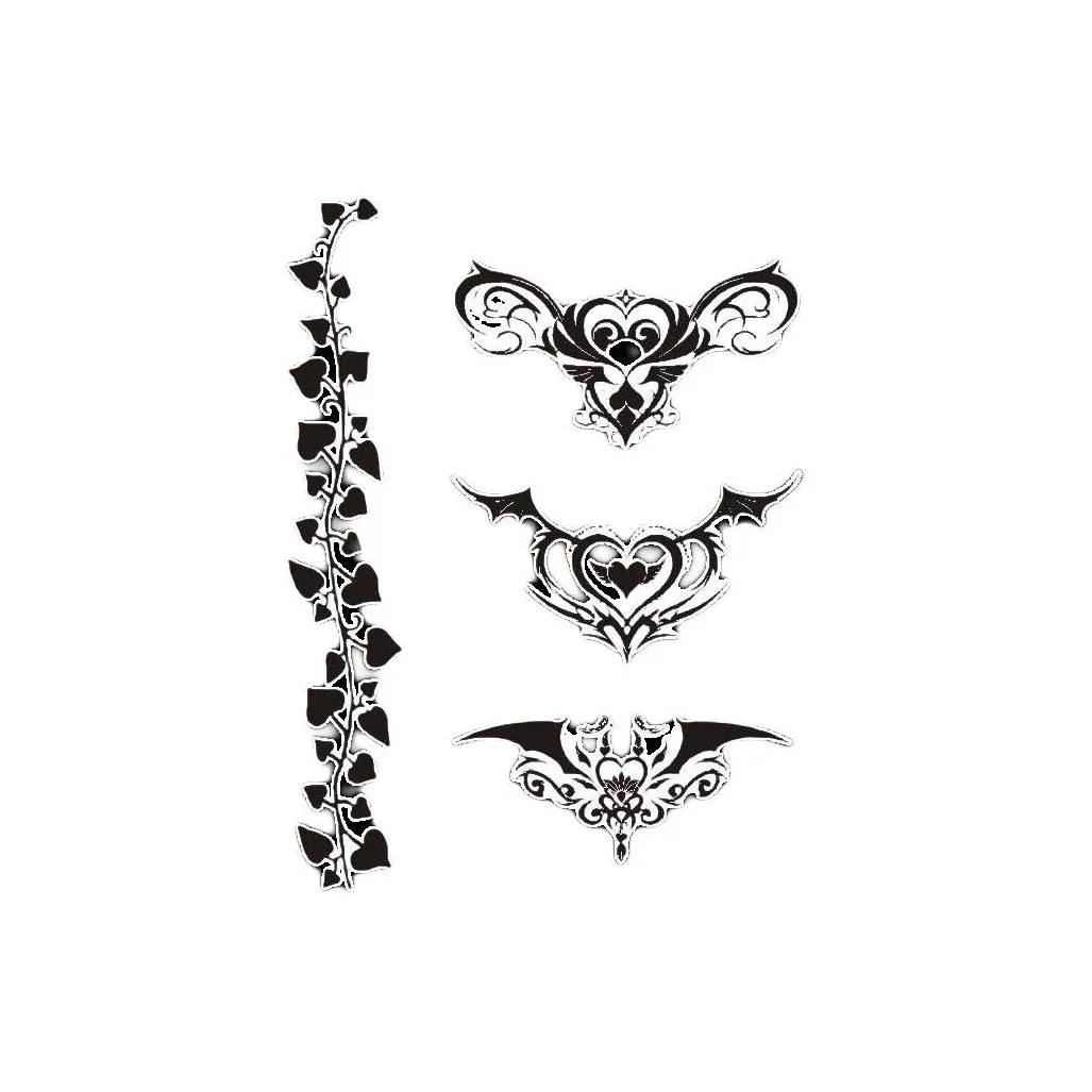 Gentle Welcome Соки Компактный Лоза Татуировка Водонепроницаемый COVER Узел Живот Обхват талии Грудь Сексуальный Тотем Наклейка