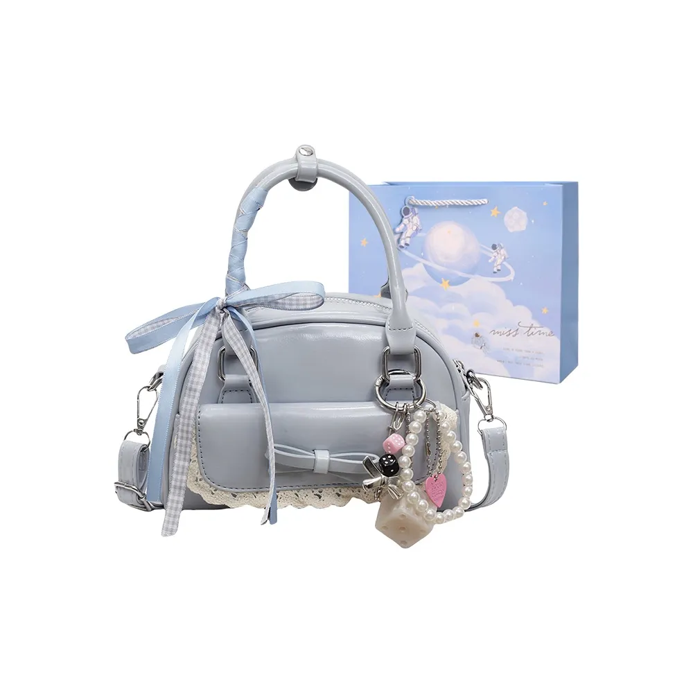 Duoluplo Doron Paul ПУ (полиуретан) Bowling Bag Сумка через плечо Сумка для женщин Многоцветный