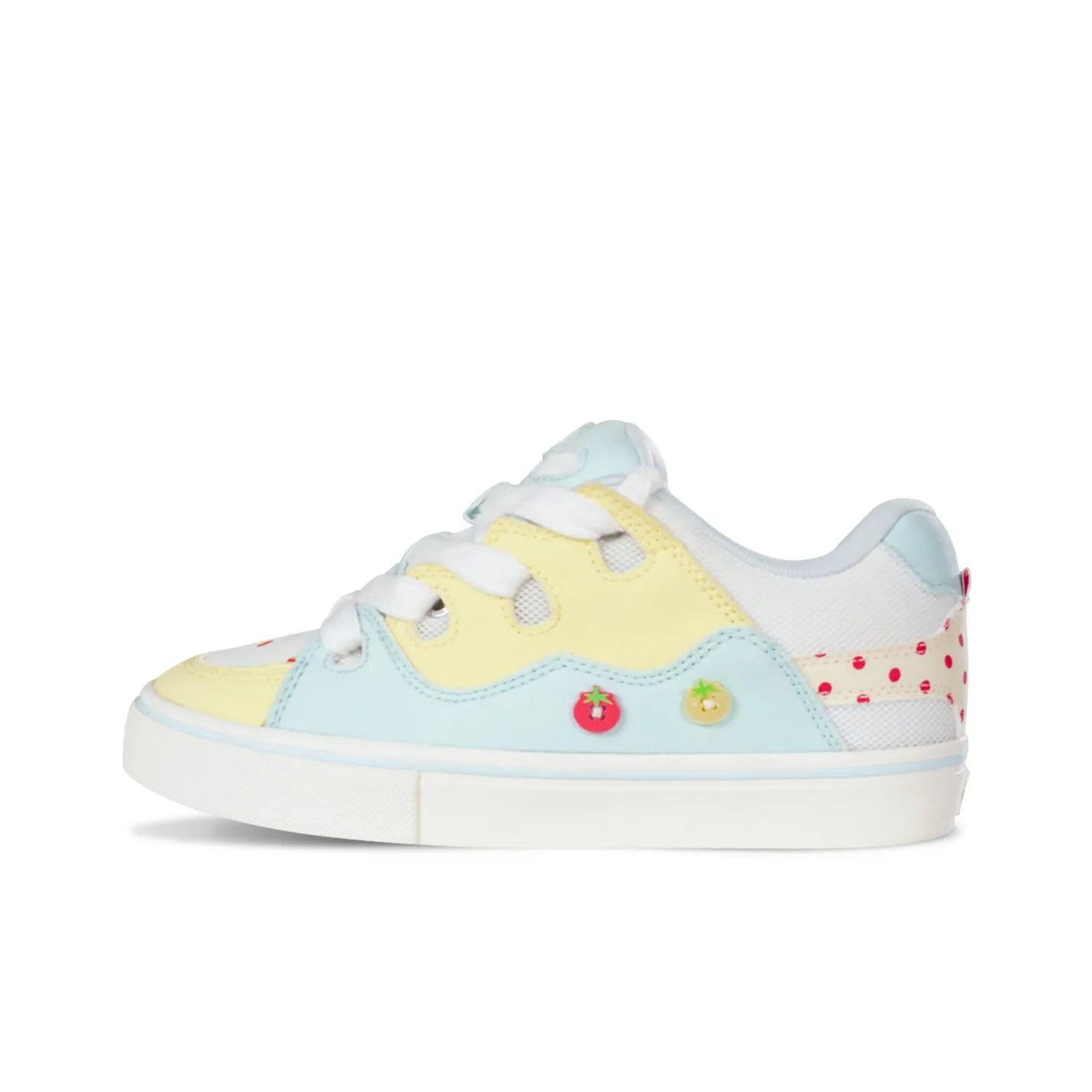 Ollieskate Slip-resistant и устойчивые к истиранию поддержка низкие кеды для скейтбординга унисекс желто-синие