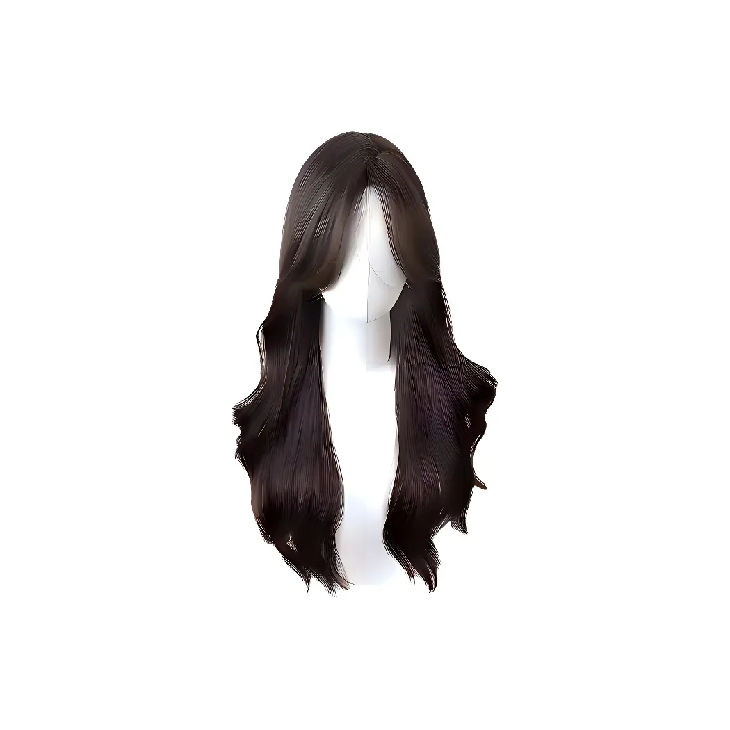 Перука UMIFFA для женских волос Straight Hair с боковой расческой и длинными волнами модный естественный корейский стиль искусственный ободок