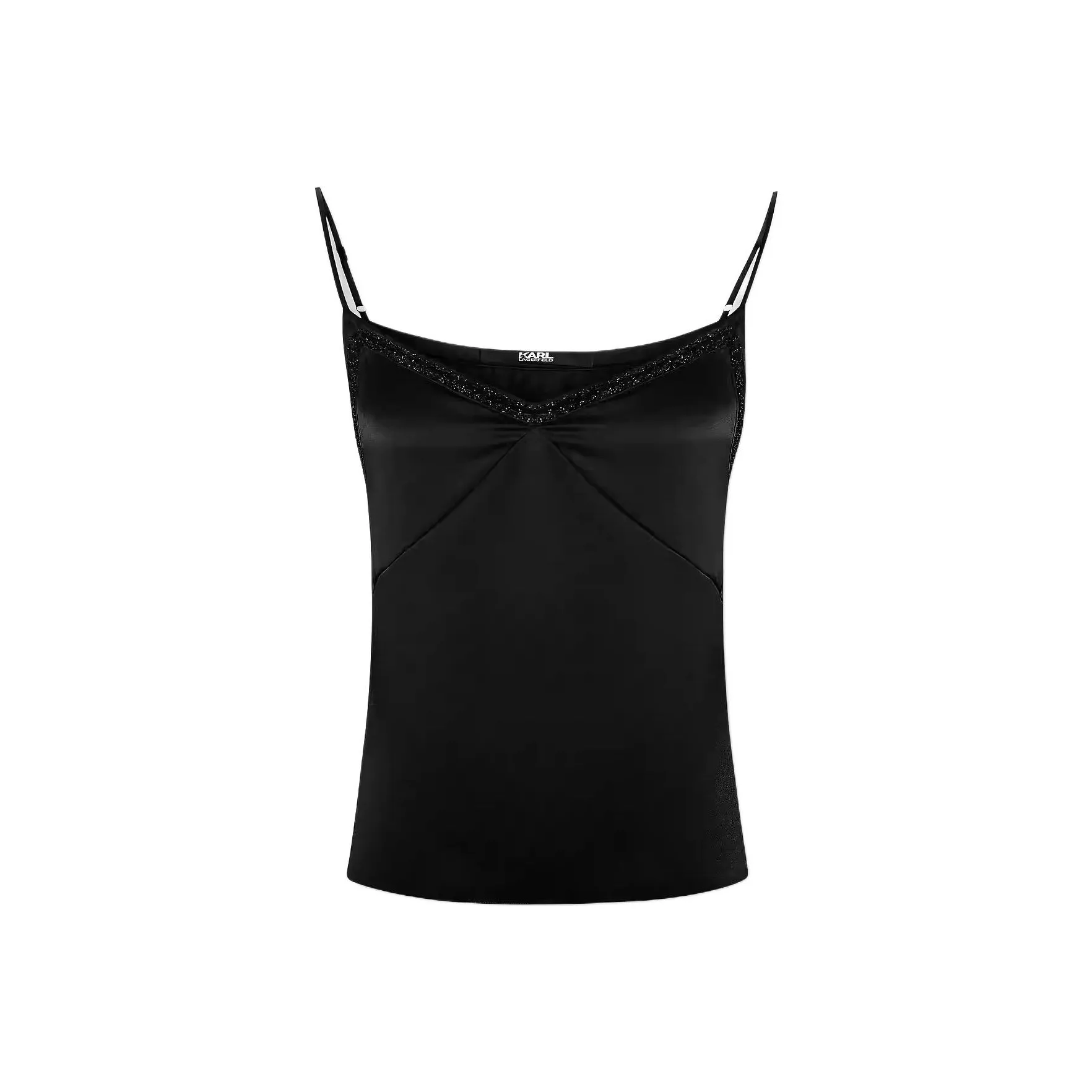 Karl Lagerfeld Топ на бретелях Женский Черный