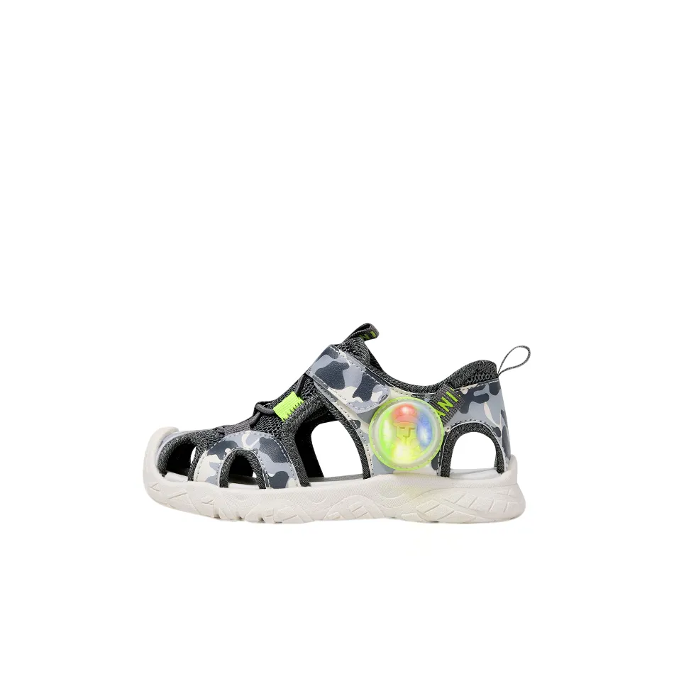 TARANIS Летние сандалии для мальчиков и девочек с закрытым носком детские