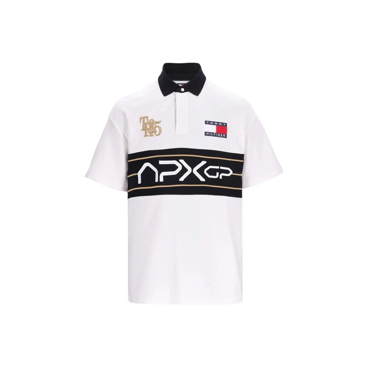 Tommy Hilfiger x F1 KUANGBIAOFEICHEDIANYING LIANMINGKUAN SS25 Поло Мужское Сливочный