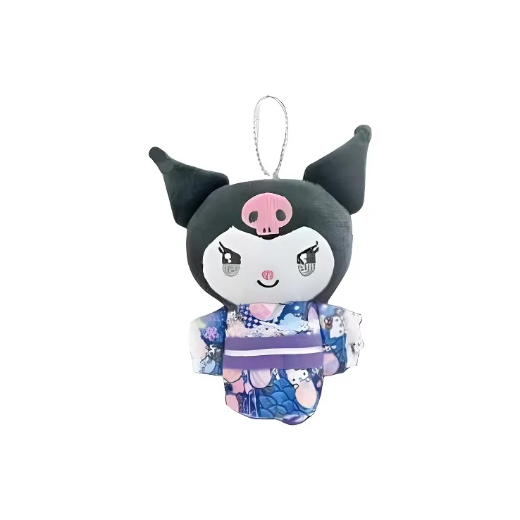 Санрио My Melody Hello Kitty Cinnamoroll Kuromi Kimono Collection Куклы Плюшевый Брелок 13 см 23 см Длина Тела