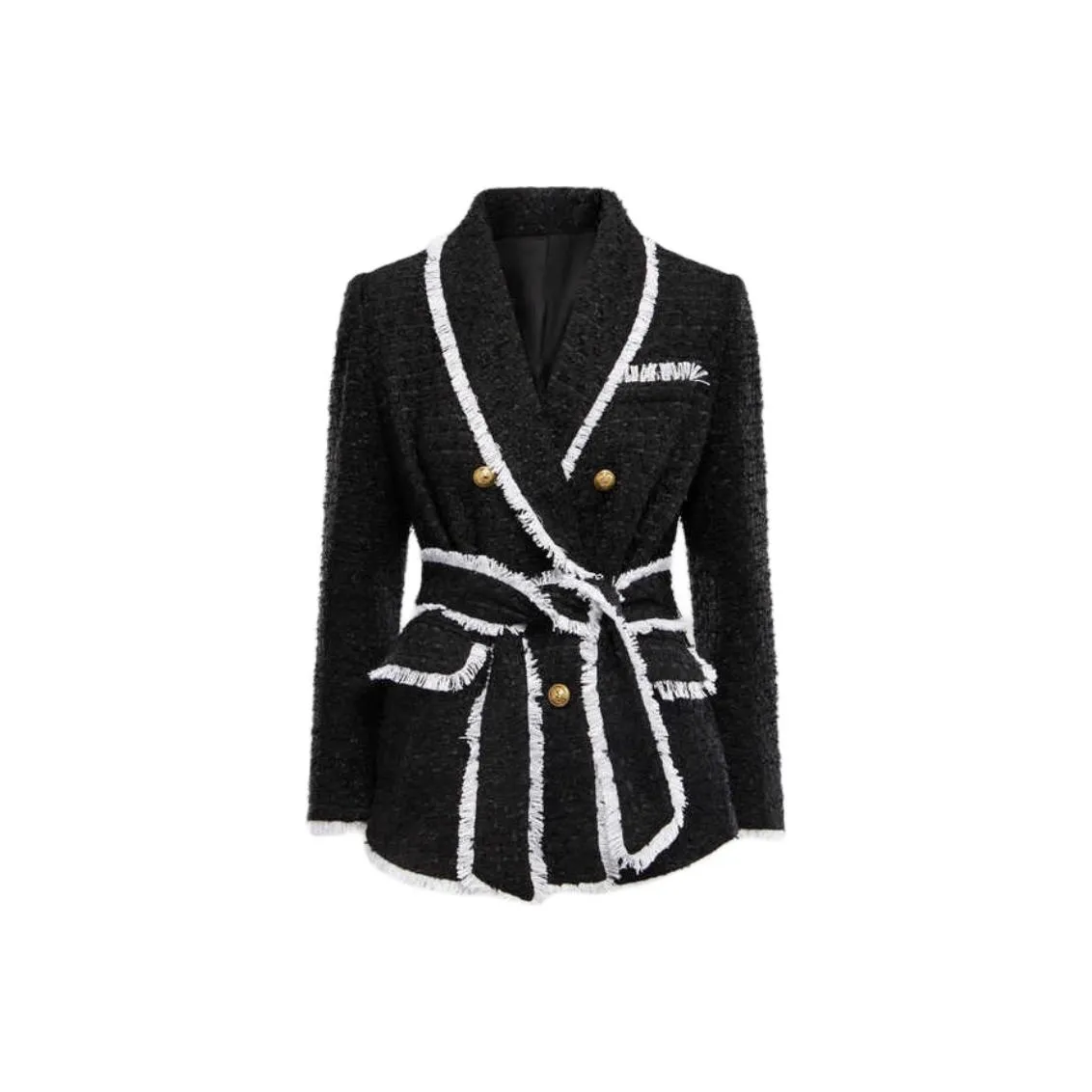 KARL LAGERFELD Вельвет Feel Пальто Женское Черное