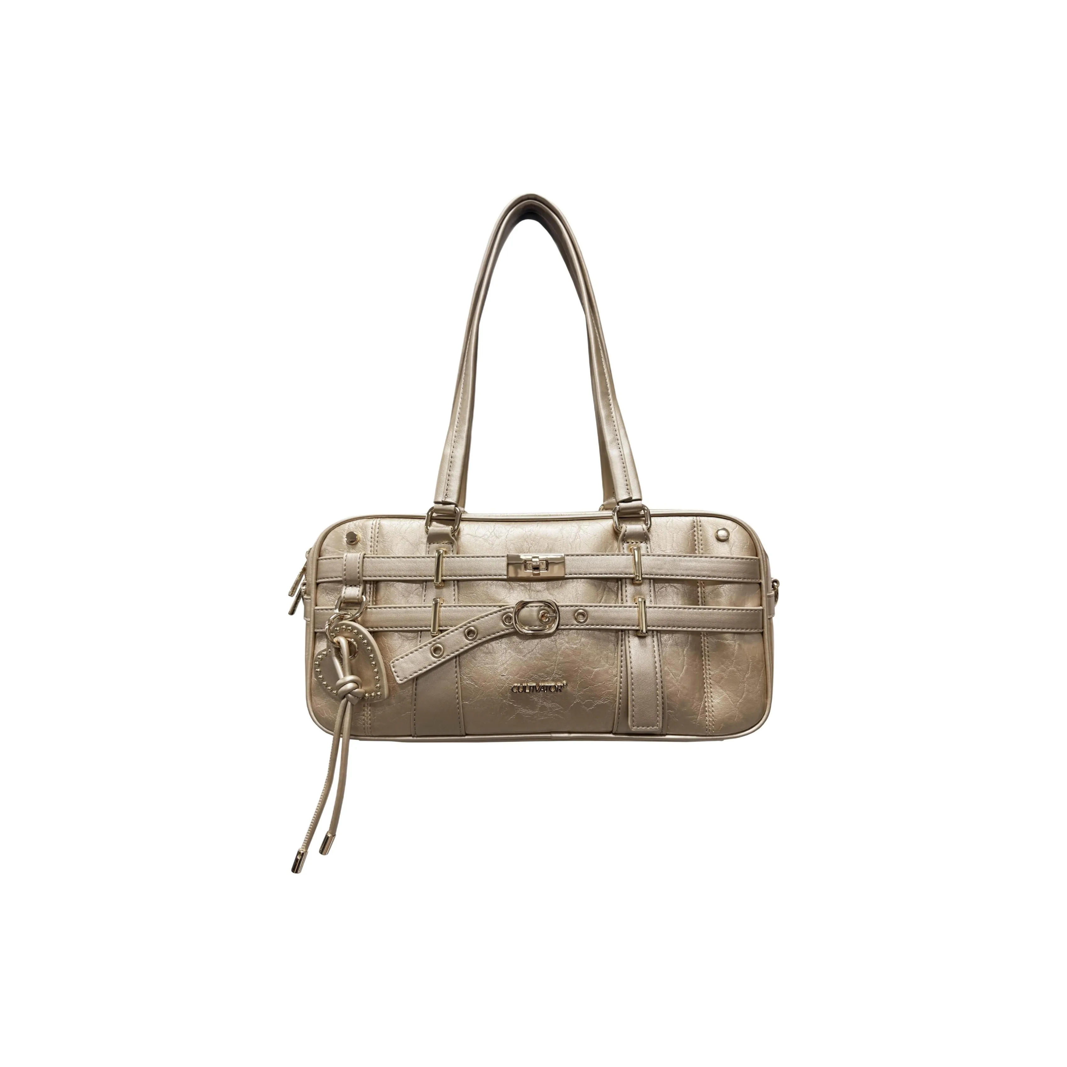 CULTIVATOR ПУ (полиуретан) Бостон Сумка Сумка через плечо Сумка для ноутбука Женская Золото Серебро Черный