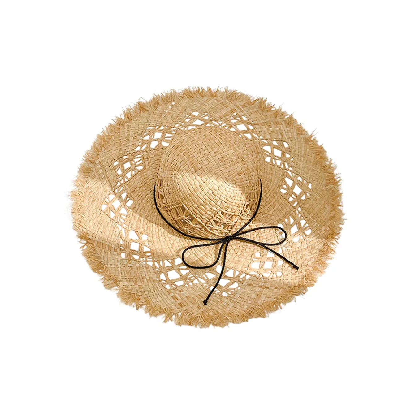 VINEY Рафия Шляпы с защитой от солнца Женские