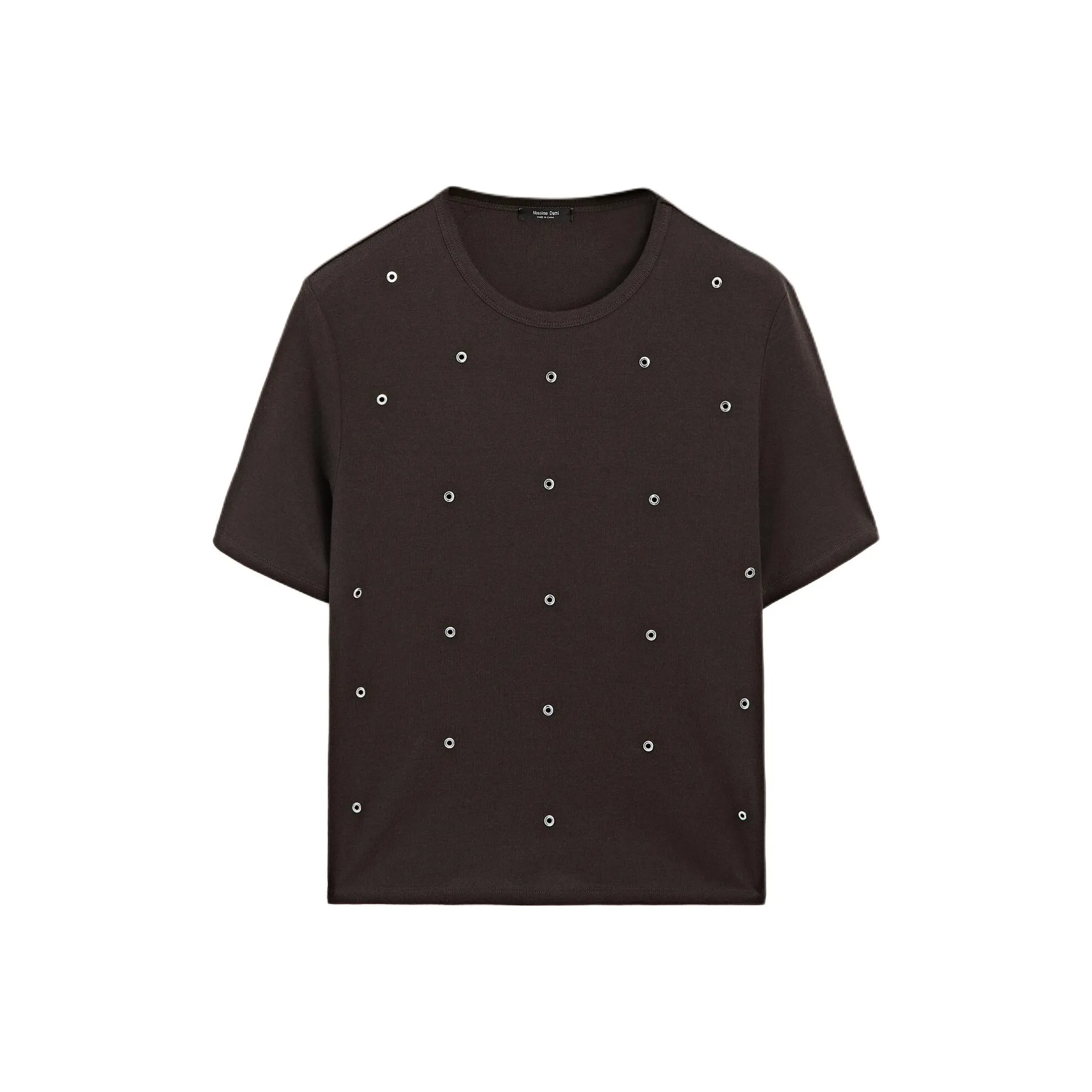 Massimo Dutti Коричневые Женские Т-рубашки