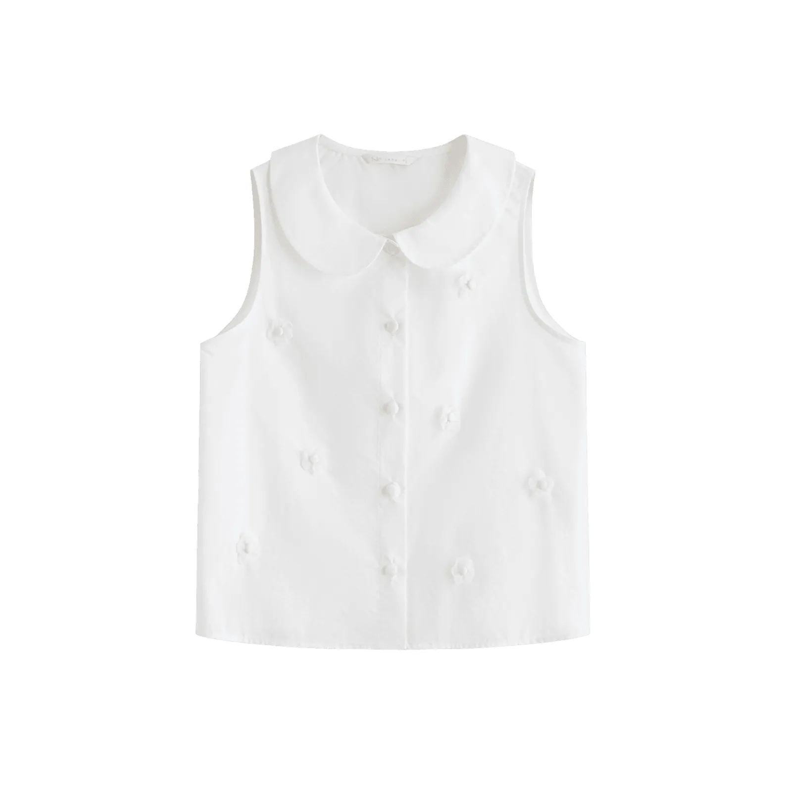 FANSILANEN Розовый Нефритовый Белый Женские Рубашки