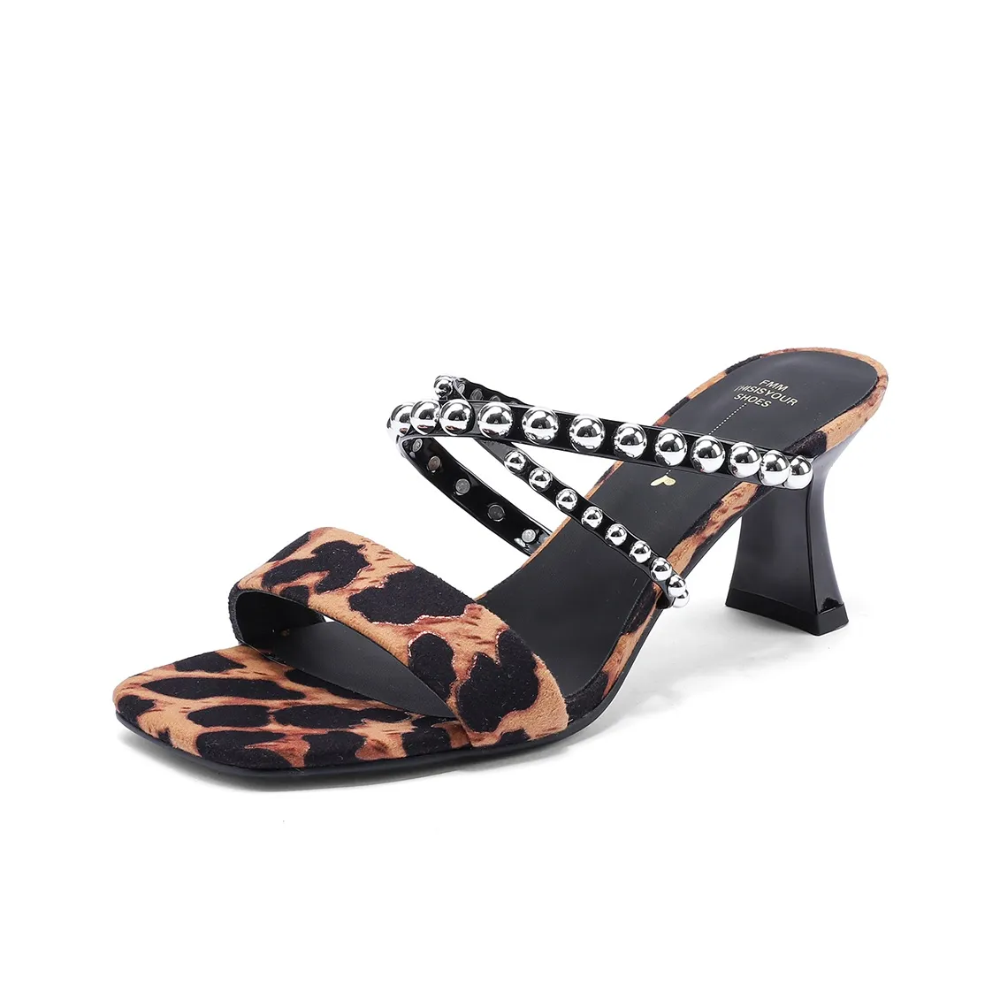 FMM Слипоны Женские с Леопардовым принтом