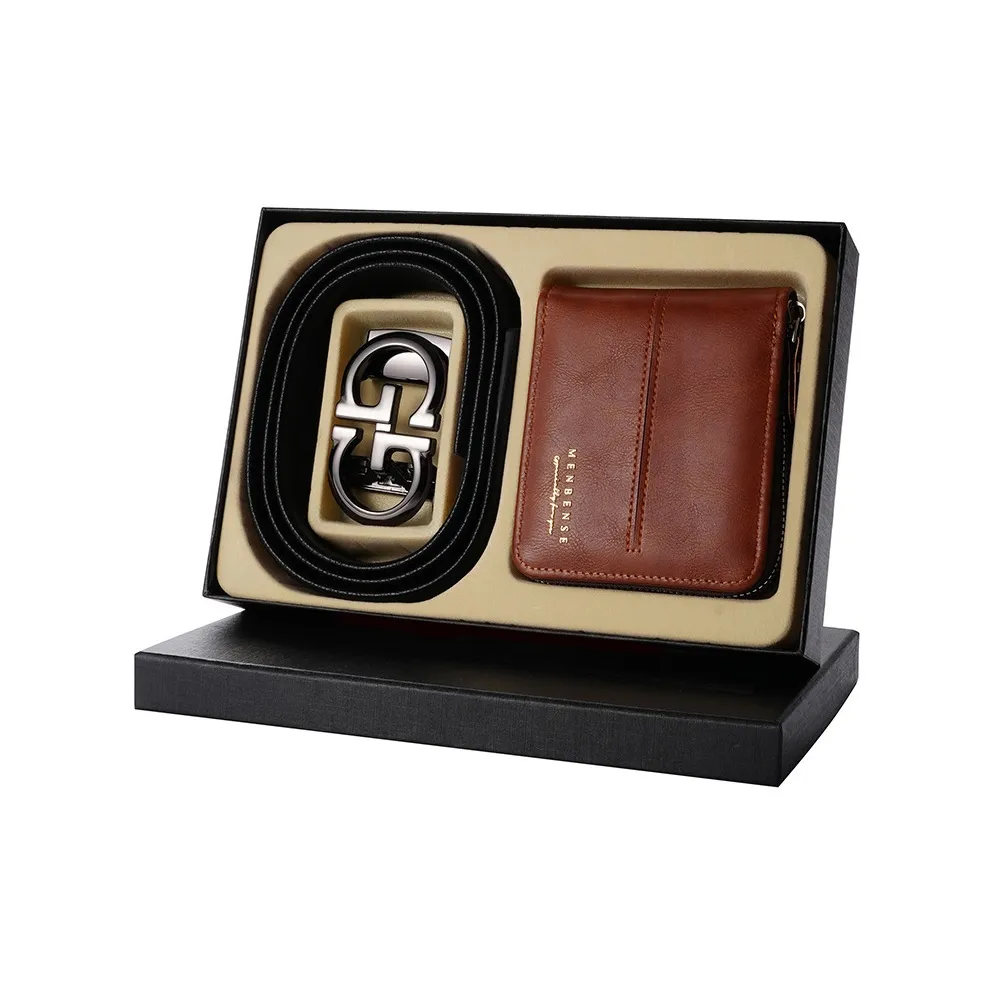 ROSEDAWN Кошелек из крупнозернистой текстуры коровьей кожи мужской кошелек коричневого черного цвета