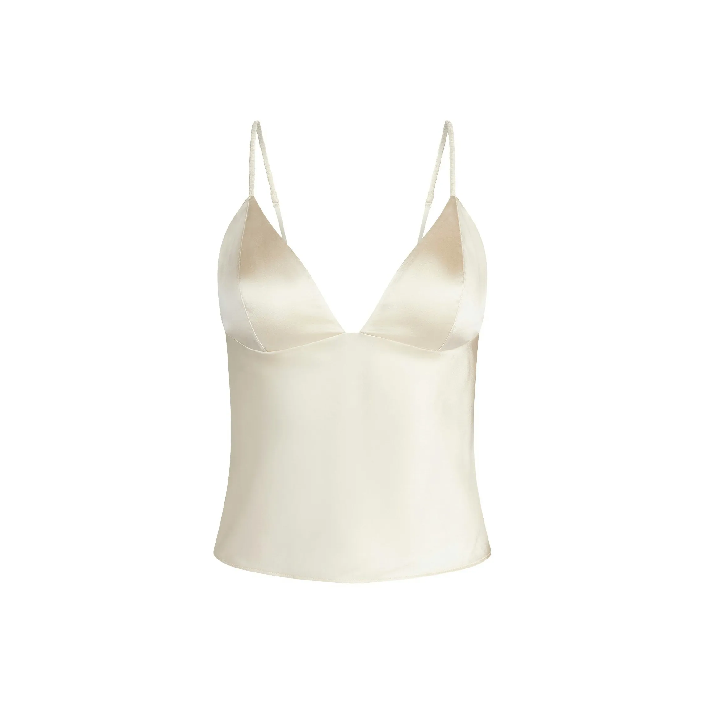 SKIMS SS25 Шелковый топ на бретелях CAMI для женщин