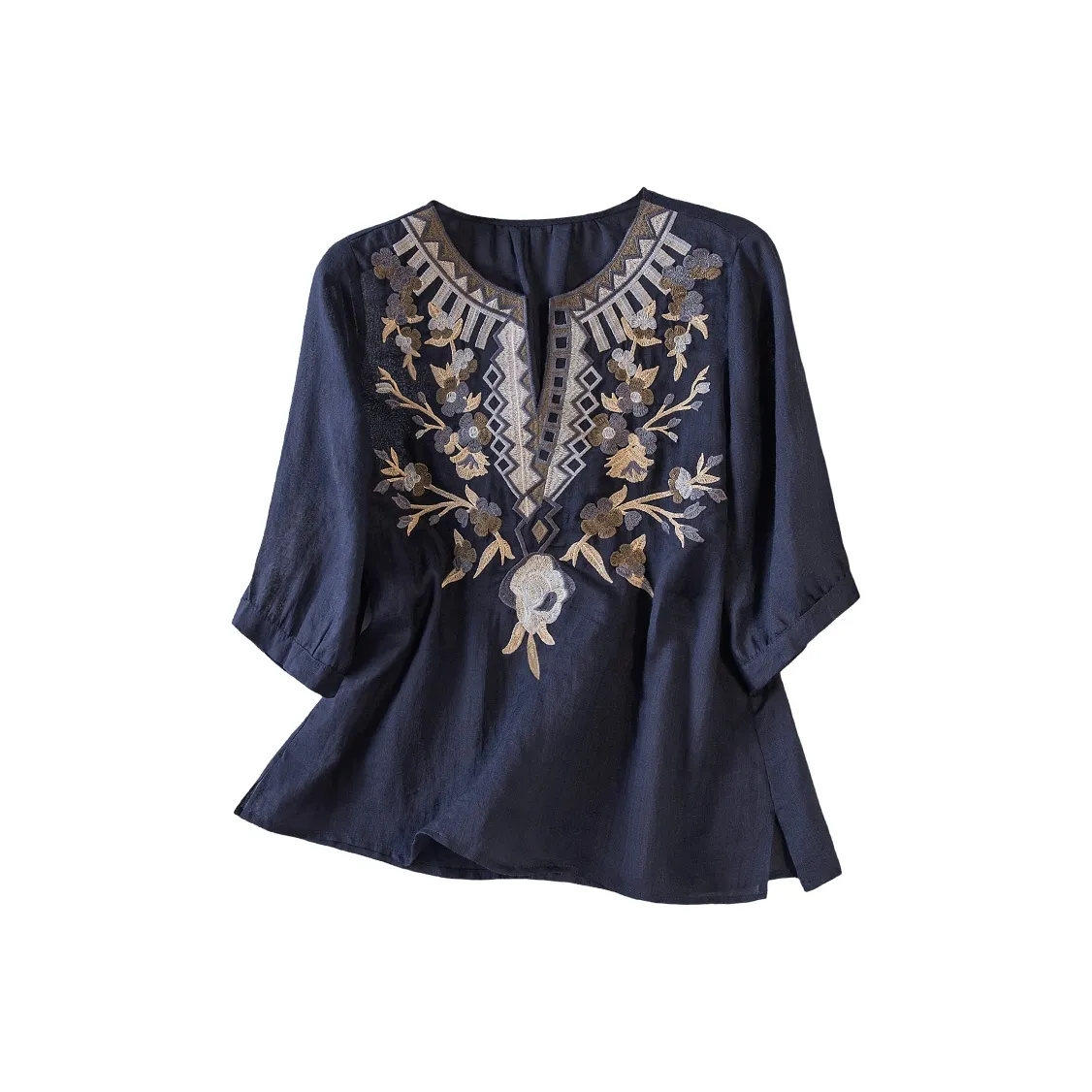 Cypress House Темно-синие Женские Рубашки