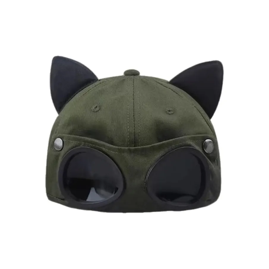 Leopard Kitten Хлопковые кепки унисекс