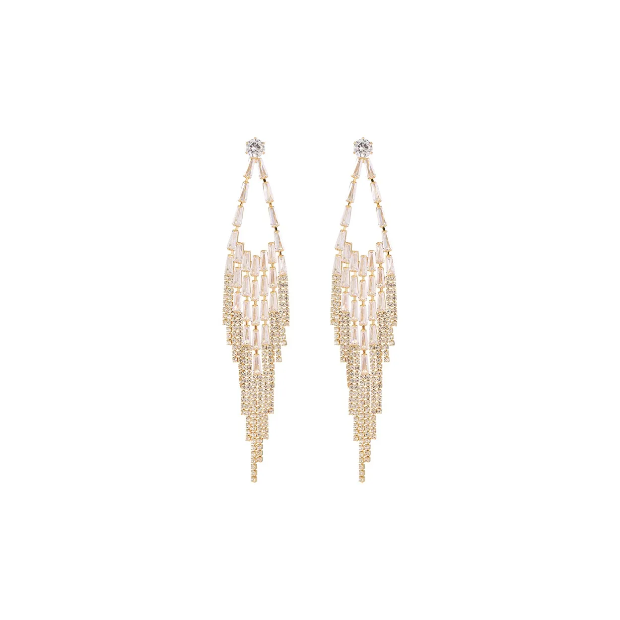 Серьги из фиолетового медного сплава женские