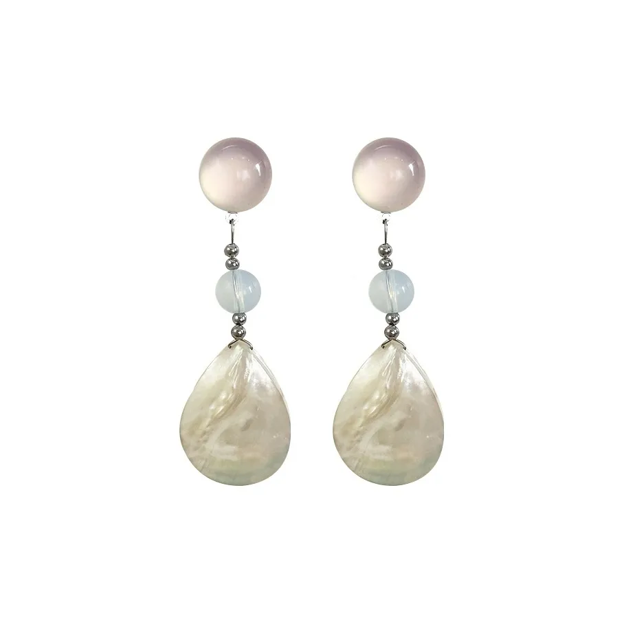 Peach Tea Оболочка Серьги Женские