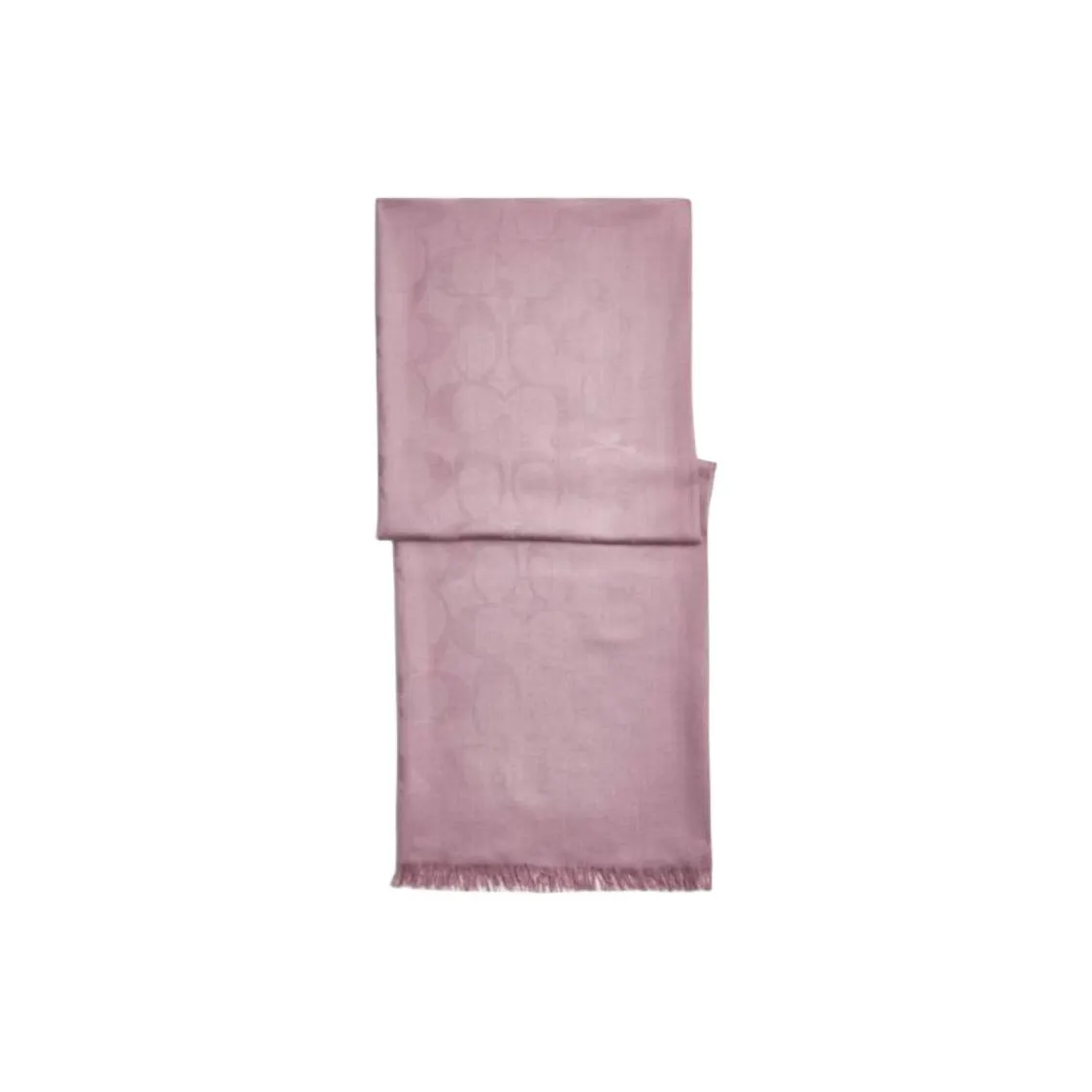 COACH Шерсть Трикотаж Шарфы Унисекс Светлый Фиолетовый