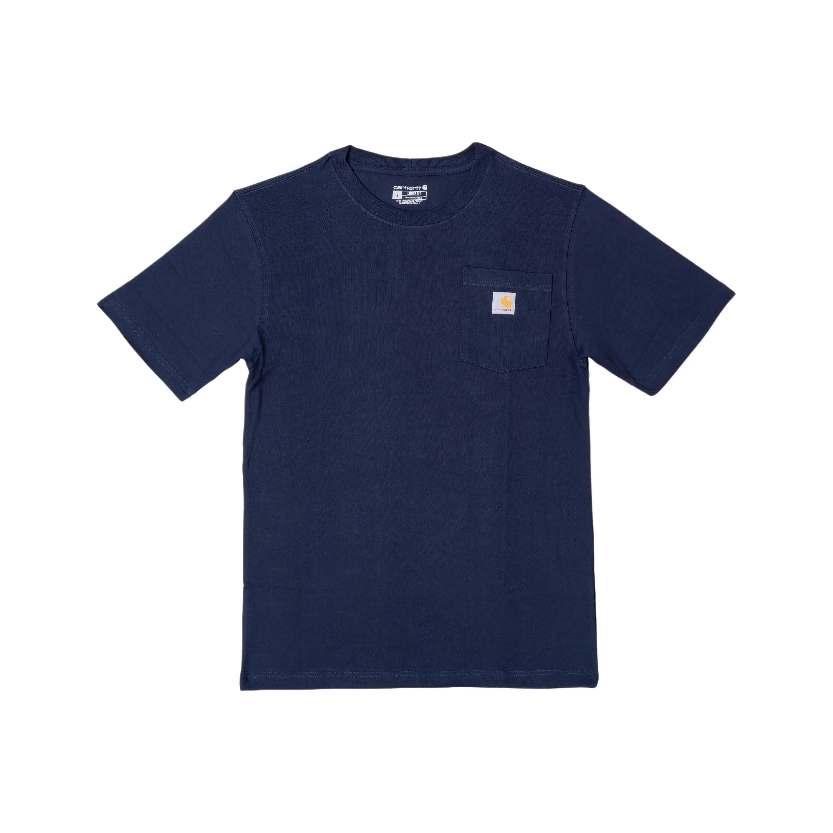 Carhartt K87 LOOSE FIT HEAVYWEIGHT SHORT SLEEVE POCKET T SHIRT T Shirt Unisex Dark Blue