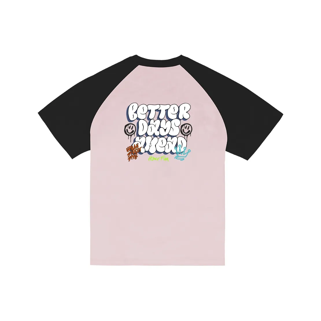 LINING Розовый черный Унисекс Футболка