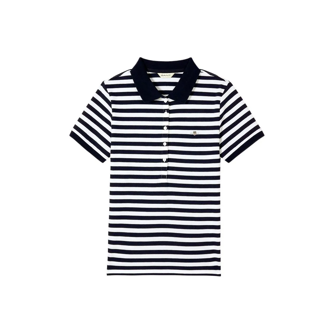 GANT 409 Темно-синий Белые полосы Женское Поло